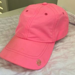 Lilly Pulitzer Womens Neon Pink Hat